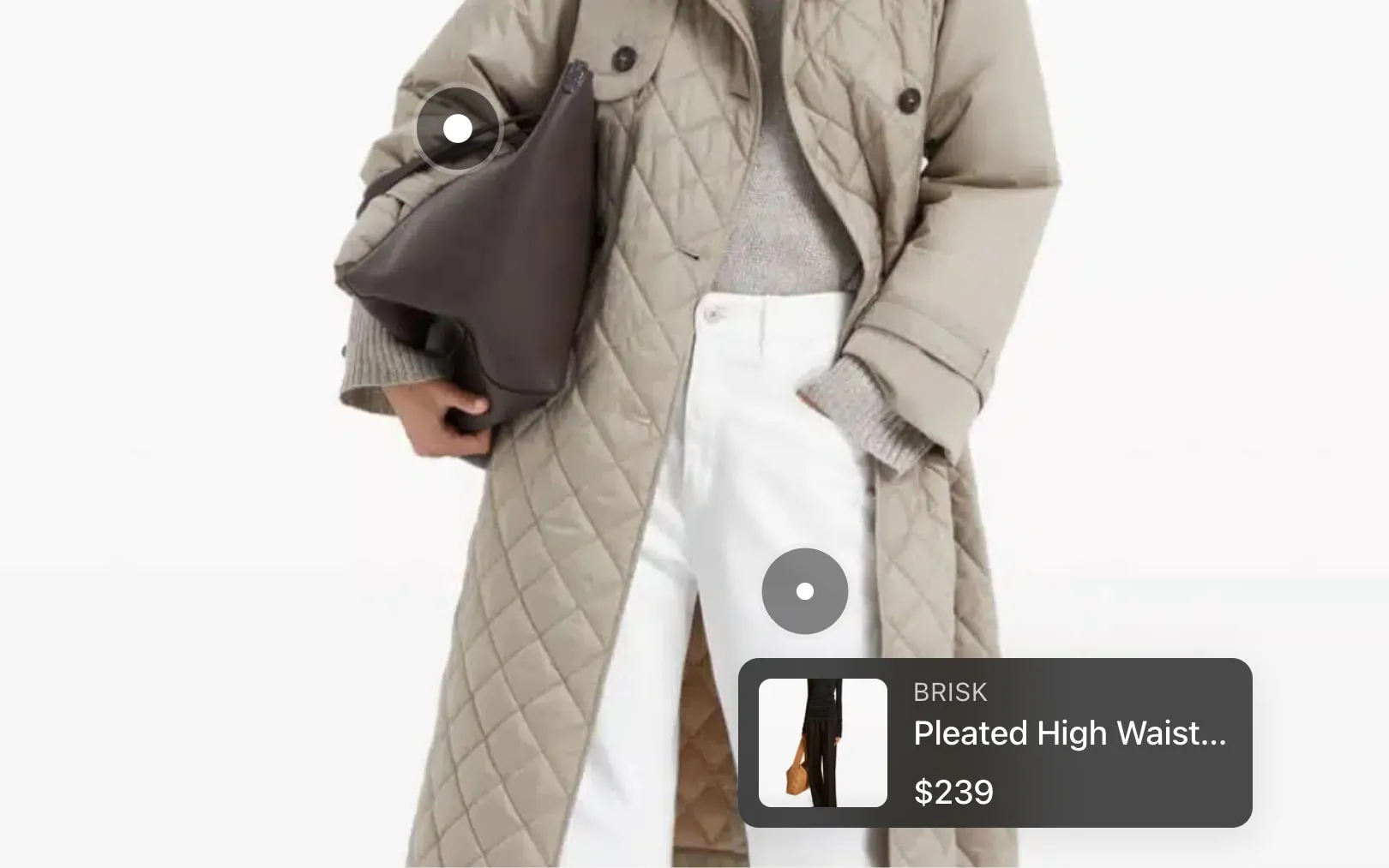 "Shop the look" hotspots